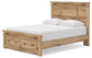 Makidern Queen Panel Storage Bed