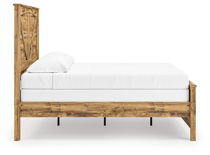Maystonna King Crossbuck Panel Bed