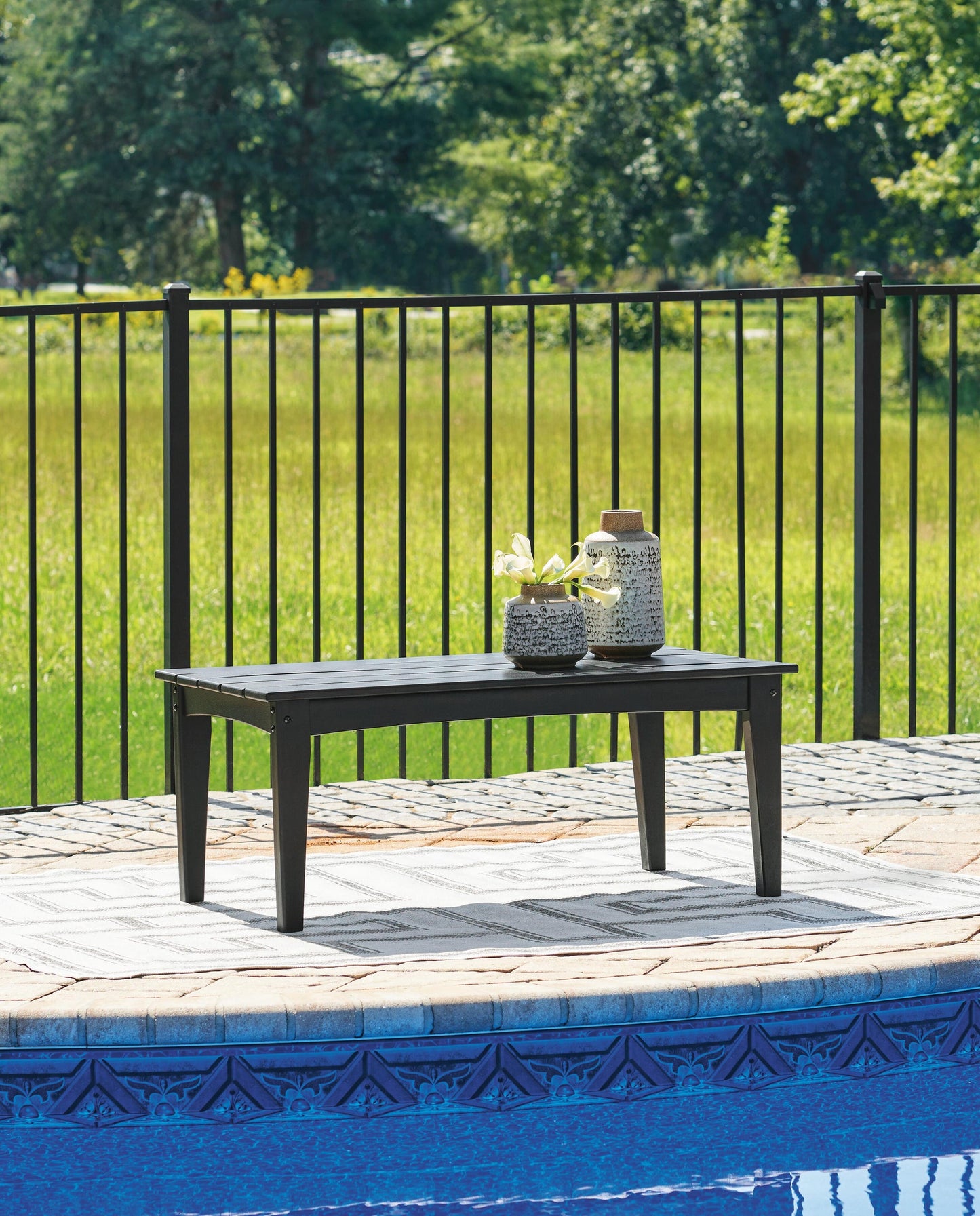 Hyland Wave Rectangular Cocktail Table