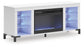 Brollevi TV Stand with Fireplace