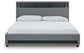 Verishaw King Upholstered Bed with Wireless Audio