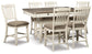 Bolanburg Counter Height Dining Table and 6 Barstools