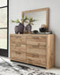 Hyanna Full Panel Storage Bed, Dresser, Mirror, Chest and Nightstand