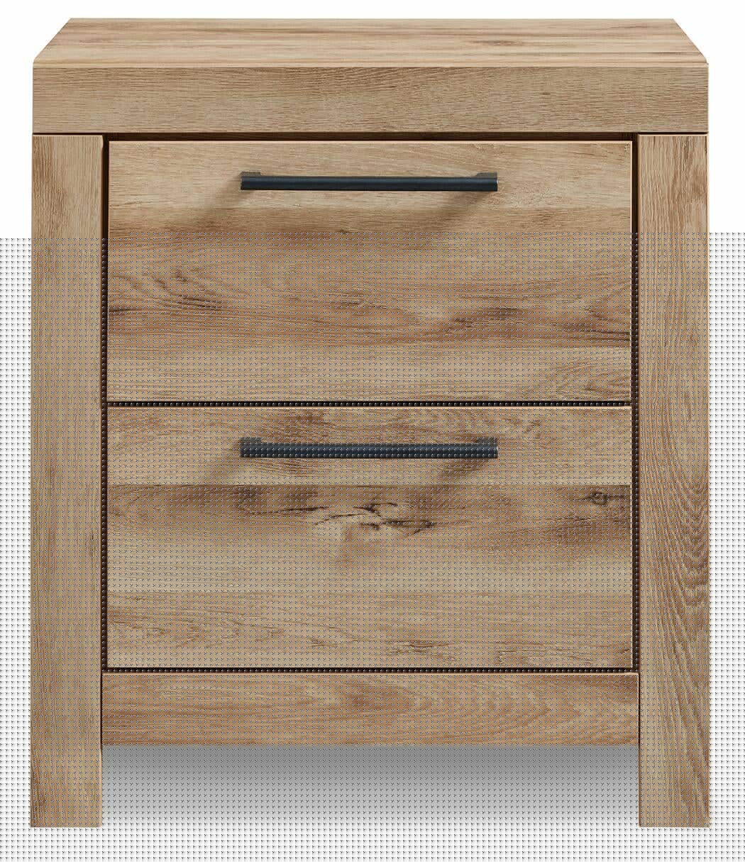 Hyanna King Panel Bed, Dresser, Mirror, Chest and Nightstand