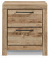 Hyanna King Panel Bed, Dresser, Mirror, Chest and Nightstand