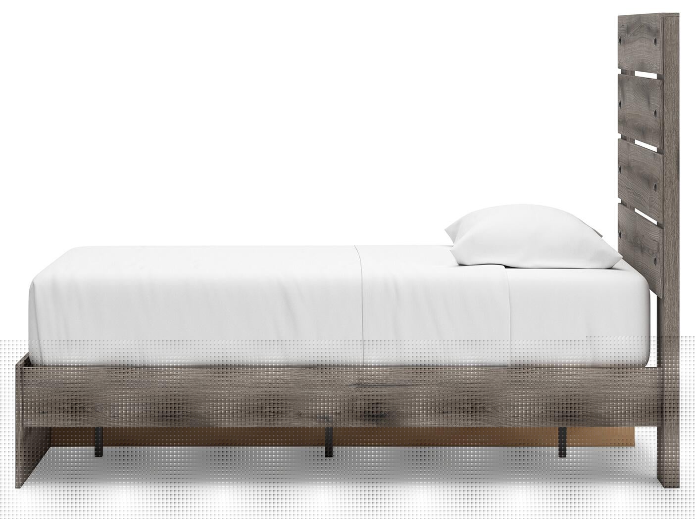 Graystorm Twin Panel Storage Bed, Dresser and Mirror