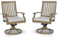 Rainier Ranch Swivel Chair w/Cushion (2/CN)