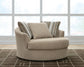 Linenhause Oversized Swivel Accent Chair