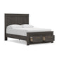 Vonitta Bay Full Panel Platform Storage Bed