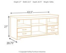 Load image into Gallery viewer, Trinell LG TV Stand w/Fireplace Option
