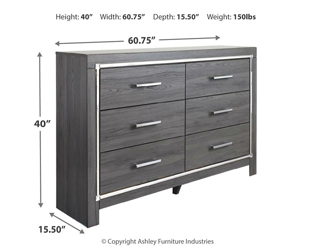 Lodanna Six Drawer Dresser