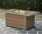 Beachcroft Rectangular Fire Pit Table