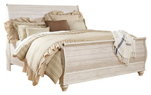 Load image into Gallery viewer, Willowton Queen Sleigh Bed with Mirrored Dresser, Chest and Nightstand
