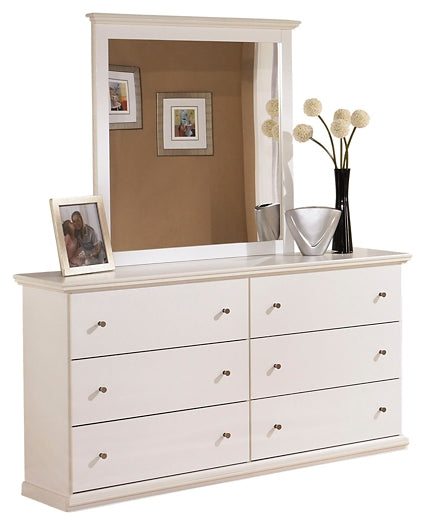 Bostwick Shoals Twin Panel Bed with Mirrored Dresser and 2 Nightstands