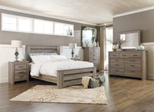 Load image into Gallery viewer, Zelen Queen Panel Bed with Mirrored Dresser, Chest and Nightstand
