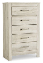 Load image into Gallery viewer, Bellaby  Panel Headboard With Mirrored Dresser, Chest And Nightstand
