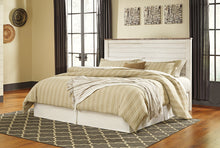 Load image into Gallery viewer, Willowton / Panel Headboard With Mirrored Dresser And 2 Nightstands
