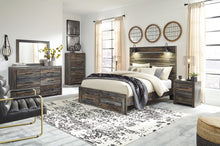 Load image into Gallery viewer, Drystan  Panel Bed With 2 Storage Drawers With Mirrored Dresser And 2 Nightstands
