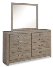 Load image into Gallery viewer, Culverbach Queen Panel Bed with Mirrored Dresser and Chest
