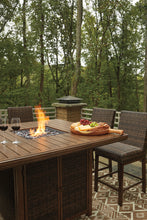 Load image into Gallery viewer, Paradise Trail Outdoor Bar Table and 8 Barstools
