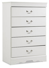 Load image into Gallery viewer, Anarasia Full Sleigh Headboard with Mirrored Dresser and Chest

