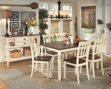 Load image into Gallery viewer, Whitesburg Dining Table and 6 Chairs with Storage
