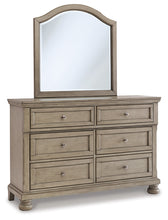 Load image into Gallery viewer, Lettner Full Sleigh Bed with Mirrored Dresser, Chest and Nightstand
