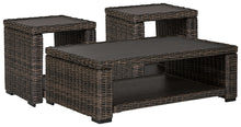 Load image into Gallery viewer, Grasson Lane Outdoor Coffee Table with 2 End Tables

