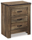 Trinell Two Drawer Night Stand