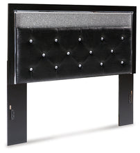 Load image into Gallery viewer, Kaydell Queen Upholstered Panel Headboard with Mirrored Dresser, Chest and Nightstand
