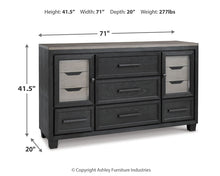 Load image into Gallery viewer, Foyland California King Panel Storage Bed with Dresser
