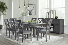 Load image into Gallery viewer, Myshanna Dining Table and 8 Chairs with Storage
