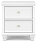 Fortman Two Drawer Night Stand