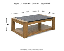 Load image into Gallery viewer, Quentina Coffee Table with 2 End Tables
