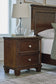 Danabrin California King Panel Bed with Mirrored Dresser, Chest and 2 Nightstands