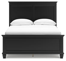 Load image into Gallery viewer, Lanolee Full Panel Bed with Mirrored Dresser and Nightstand
