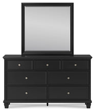 Load image into Gallery viewer, Lanolee California King Panel Bed with Mirrored Dresser, Chest and Nightstand
