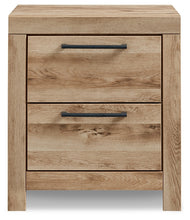 Load image into Gallery viewer, Hyanna Full Panel Headboard with Mirrored Dresser, Chest and Nightstand
