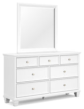 Load image into Gallery viewer, Fortman Full Panel Bed with Mirrored Dresser and Nightstand
