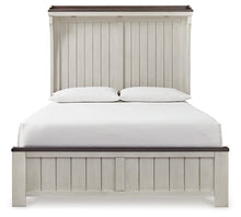 Load image into Gallery viewer, Darborn Queen Panel Bed with Mirrored Dresser
