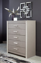 Load image into Gallery viewer, Surancha Queen/Full Panel Headboard with Mirrored Dresser and Chest

