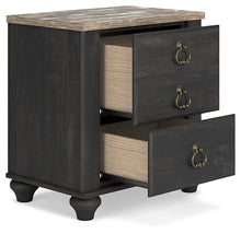 Load image into Gallery viewer, Nanforth King Panel Bed with Mirrored Dresser and Nightstand
