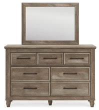 Load image into Gallery viewer, Yarbeck King Panel Bed with Storage with Mirrored Dresser and Nightstand
