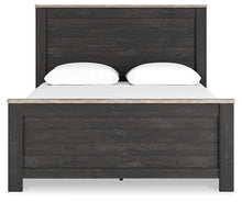 Load image into Gallery viewer, Nanforth Queen Panel Bed with Mirrored Dresser, Chest and 2 Nightstands

