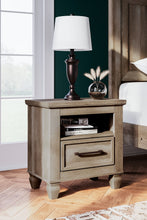 Load image into Gallery viewer, Yarbeck King Panel Bed with Mirrored Dresser
