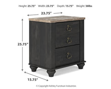 Load image into Gallery viewer, Nanforth King Panel Bed with Mirrored Dresser, Chest and 2 Nightstands
