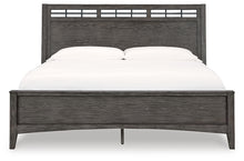 Load image into Gallery viewer, Montillan King Panel Bed with Mirrored Dresser, Chest and Nightstand
