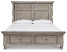 Load image into Gallery viewer, Harrastone Queen Panel Bed with Dresser
