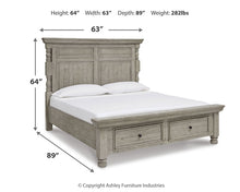 Load image into Gallery viewer, Harrastone Queen Panel Bed with Dresser
