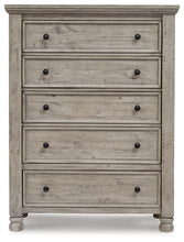 Load image into Gallery viewer, Harrastone King Panel Bed with Mirrored Dresser, Chest and 2 Nightstands
